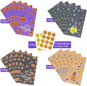 img 3 attached to Halloween Stickers Birthday Decoration Supplies Gift Wrapping Supplies