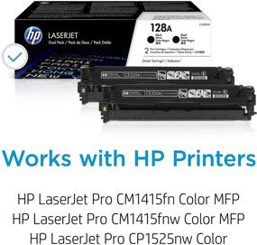 img 3 attached to HP 128A CE320AD Toner Cartridges - Black for LaserJet CM1415, CP1525.