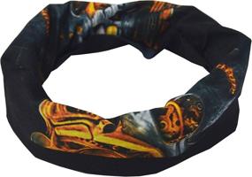 img 1 attached to Obacle Skull Face Mask Half: Ultimate Protection for Dust, Wind, Sun, and More - Durable, Breathable 3D Tube Mask Bandana for Men and Women - Perfect for Motorcycle Riding, Biking, Fishing, Cycling, Sports, and Festivals