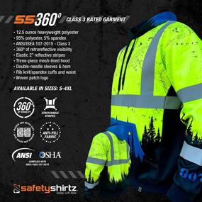 img 1 attached to SafetyShirtz SS360 Alaska Safety Hoody