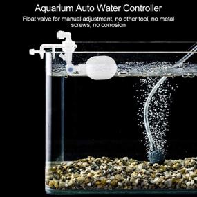 img 1 attached to Adjustable Float Valve Mounting Auto Water Filler Controller - Aquarium Auto-top-Off System Water Level Controller for Pet Supplies