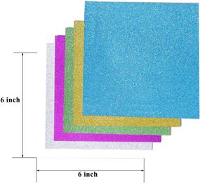 img 3 attached to 🎨 Подгорите творчество с 90 шт. бумаги для оригами для детей: Премиальная блестящая бумага для складывания на искусство и ремесло 6x6
