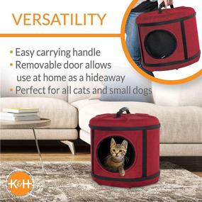 img 2 attached to 🐾 K&amp;H PET PRODUCTS Mod Capsule Pet Carrier &amp; Shelter: Stylish and Comfortable Travel Solution for Pets