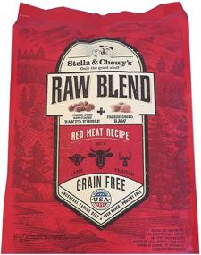 img 1 attached to 🐾 Premium Stella & Chewy's Raw Blend Red Meat Dog Food - 10lb Bag for Optimal Canine Nutrition