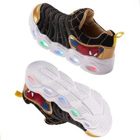 img 2 attached to YUNICUS Toddler Lighted Sneaker: Stylish Shoes and Sneakers for Boys