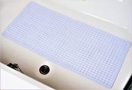 🛀 tubmats original patented bath mat for tubs: non-slip brick bath mat, draining, strong grip, machine washable, massage textured, rectangle 35"x16 logo