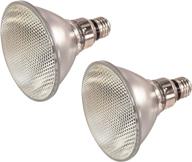 70par38/fl 120v - pack of 2 - high output halogen bulbs - 70w (90w replacement) par38 flood - 120v логотип