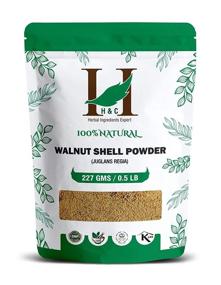img 2 attached to 🌰 H&amp;C 100% Pure Walnut Shell Powder for Effective Scrub Formulation 227gms (1/2 LB)