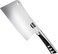 🔪 utopia kitchen 7 inches cleaver knife chopper: premium stainless steel for home and restaurant logo