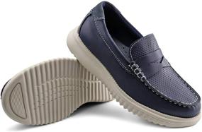 img 2 attached to Boys' Casual School Loafers: Starmerx Moccasin Shoes