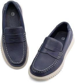 img 1 attached to Boys' Casual School Loafers: Starmerx Moccasin Shoes