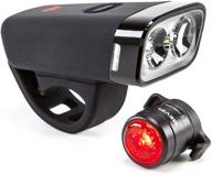 🚲 mevel cruiser bike light - usb rechargeable front and rear bicycle lights logo