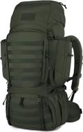 mardingtop multifunctional molle hiking backpacks: 50l-75l with rain cover for camping, backpacking, travelling логотип