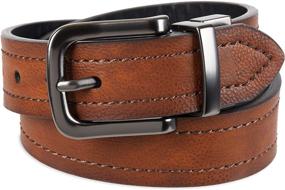 img 3 attached to Columbia Boys' Wide Classic Reversible Belt - 1 Inch Width