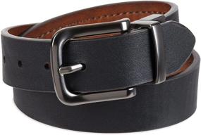img 2 attached to Columbia Boys' Wide Classic Reversible Belt - 1 Inch Width