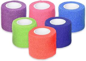 img 3 attached to 🌈 Ever Ready First Aid Self Adherent Cohesive Bandages 2" x 5 Yards - 6 Count: Rainbow Colors for Long-lasting Support and Vibrant Style