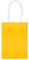 small solid yellow color kraft logo