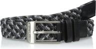 👖 under armour mens black braided belts - premium accessories for men logo