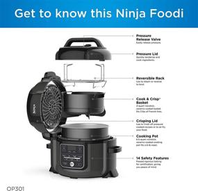 img 1 attached to 🦈 Black 6.5 qt SharkNinja Pressure Cookers & Canners