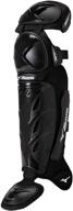 👦 mizuno prospect youth 12.5" shin guards, black/grey - premium protection for young athletes logo