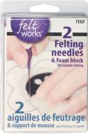 🧵 feltworks needlecrafts by dimensions: felting needles & foam block logo