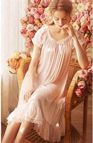 img 3 attached to Nightgowns Nightdress Victorian Sleepwear Loungwear Women's Clothing