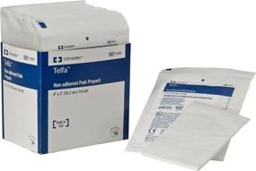 img 1 attached to 🩹 Covidien 1050 Telfa Non-Adherent Pads Prepack (Pack of 50) - 4x3 Inch, Medical Grade Wound Dressing