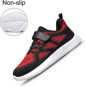 img 1 attached to 👟 YHOON Boys Girls Kids' Sneakers: Sports Running Shoes for Toddlers, Little Kids & Big Kids