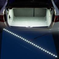 улучшите интерьер своего автомобиля с помощью полосы светодиодных лент yijinsheng 30 smd 5050 в ксеноново-белом цвете - идеально подходит для освещения и украшения багажника! логотип