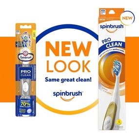 img 3 attached to 🦷 Spinbrush Pro Series Daily Clean Battery Toothbrush: Soft Bristle and Superior Performance, 1 Count