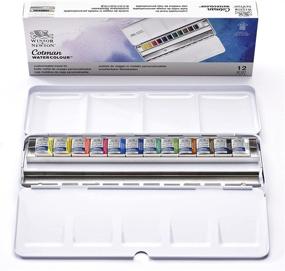 img 4 attached to 🎨 Набор акварели Winsor & Newton Cotman 12 половинных кюветов (синяя коробка)