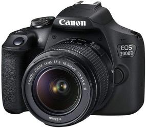 img 3 attached to Canon EOS 2000D DSLR Camera Bundle: 18-55mm Lens, 16GB Memory, Sunshine Basic Package