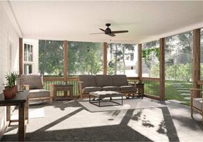 img 2 attached to 🔆 Hunter Sunnyvale 52" Bronze Ceiling Fan – Indoor/Outdoor with Pull Chain Control