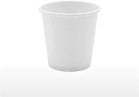 img 3 attached to 300 Count Disposable Mini Bathroom Mouthwash Cups - White, 3 oz. Small Paper Cups