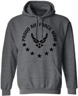 hooded sweatshirt heather: unleash your proud force logo