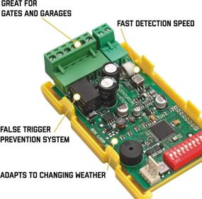 img 1 attached to Enhanced Loop Vehicle Sensor and Detector: Ensuring Safety, Gate Exit, and Efficient Traffic Signal Controls with Visual and Audible Feedback. Compatible with All Systems, 12-24 Volt AC-DC Universal