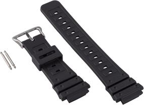 img 4 attached to 🕶️ Gilden 18mm Black Polyurethane Long Watch Strap 017280 for Casio G-Shock Watches: Durable and Stylish Replacement Band
