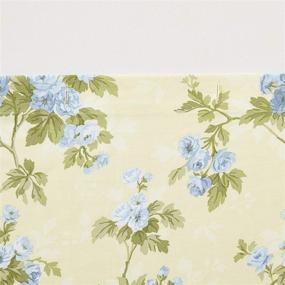 img 1 attached to 🌼 Laura Ashley Home Cassidy Collection Shower Curtain: Lightweight 100% Cotton with Stylish Floral Design - Soft Yellow, Machine Washable, Easy Care - 72 x 72