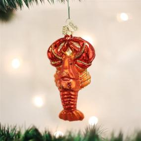 img 2 attached to 🎄 Christmas Tree Ornaments: Old World Glass Blown Crab & Lobster Decorations for the Holidays