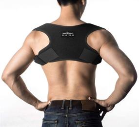 img 3 attached to 👍 Posture Corrector - Unisex Back Brace for Better Posture Support, Correcting Bad Posture, Slouching, Hunching, Shoulder and Neck, Upper Back Straightener, Braces for Correcting Posture