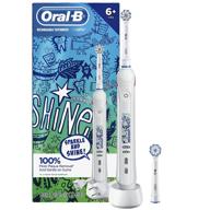 💫 блеск и сияние: детская электрическая зубная щетка oral-b с датчиком давления и таймером обучения - теперь доступно! логотип