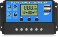 🌞 eeekit 30a solar charge controller: advanced lcd display, dual usb ports, timer setting and pwm auto parameter logo