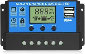 img 4 attached to 🌞 EEEKit 30A Solar Charge Controller: Advanced LCD Display, Dual USB Ports, Timer Setting and PWM Auto Parameter