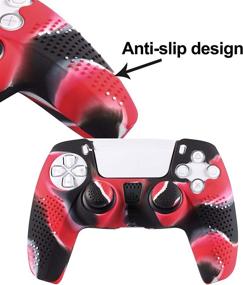 img 1 attached to Pack Skin DualSense Controller Grips Camouflage