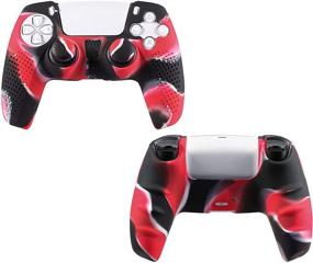 img 3 attached to Pack Skin DualSense Controller Grips Camouflage