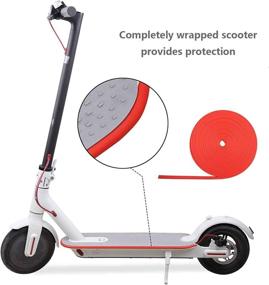 img 1 attached to 🛴 Felixstory E-Scooter Bumper Strips - Body Anti-collision Protection Replacement for Mi M365 / Pro, ES1 ES2 ES3 / Max G30 Electric Scooter Parts - Prevent Friction Damage to Scooter Body