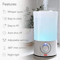 👶 white baby glow ultrasonic humidifier by the first years american red cross logo