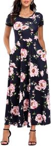 img 3 attached to CARCHY Womens Floral Dresses Summer Women's Clothing