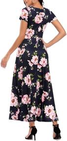 img 2 attached to CARCHY Womens Floral Dresses Summer Women's Clothing
