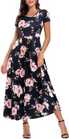 img 1 attached to CARCHY Womens Floral Dresses Summer Women's Clothing